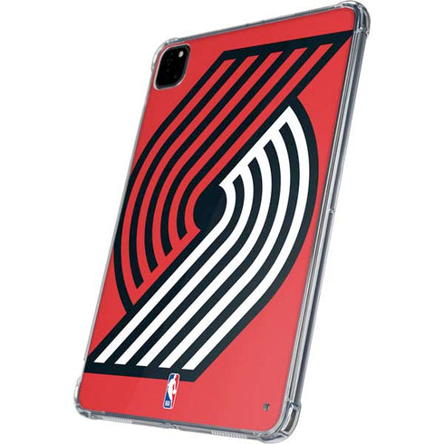NBA Portland Trail Blazers Large Logo iPad Pro 11in (2024) Clear Case